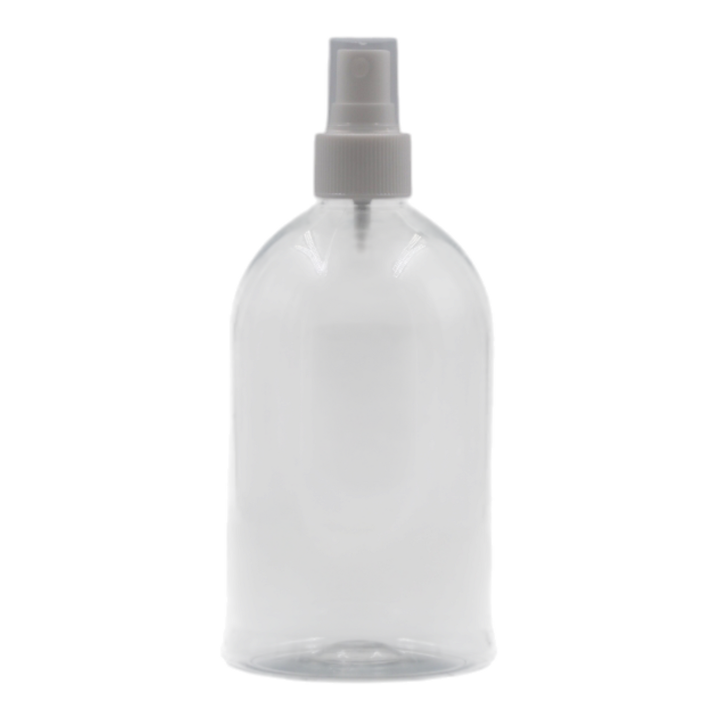 500ml Clear Squad Packaging Bottle/White Mist Spray