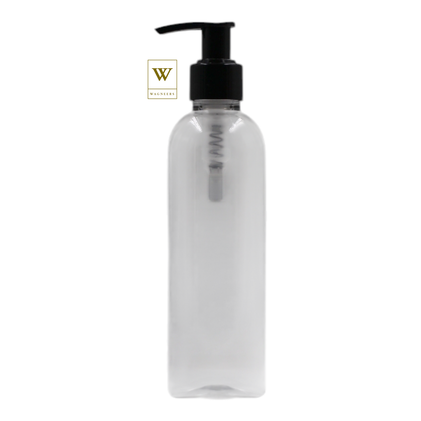 Clear Packaging Bottle/Black Lotion Pump[100pc]