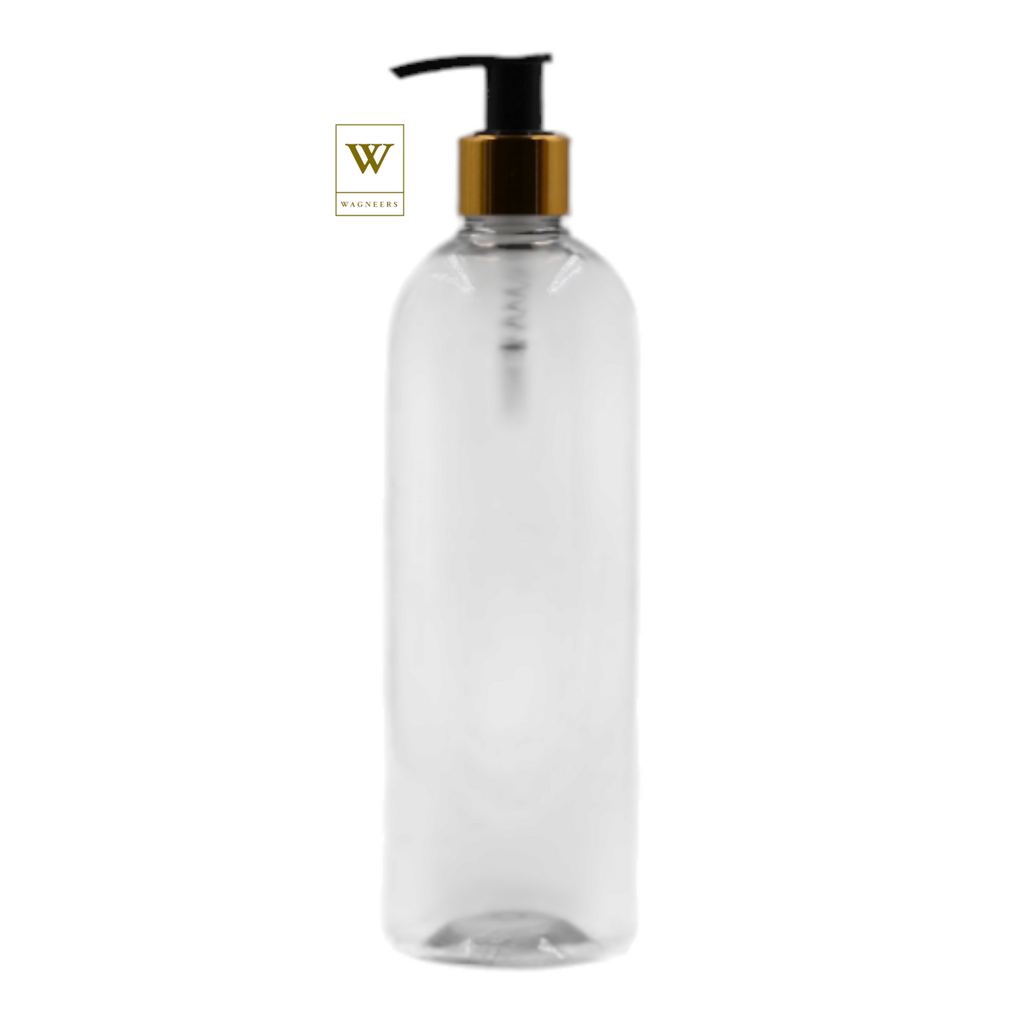 Clear Packaging Bottle/Black & Gold Lotion Pump[100pc]