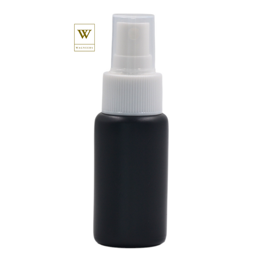 Black Packaging Bottle/White Mist Spray [100pc]