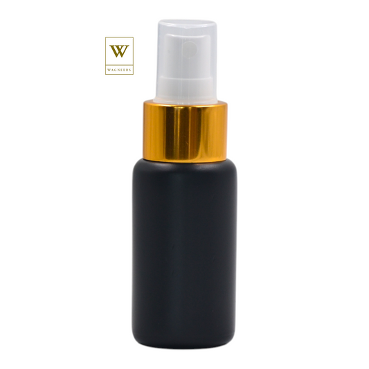 Black Packaging Bottle/White & Gold Mist Spray [100pc]