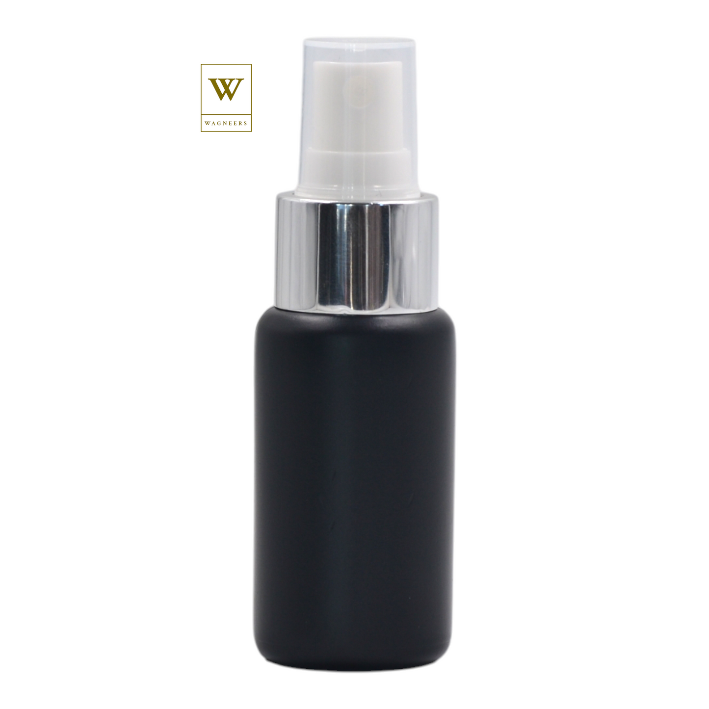 Black Packaging Bottle/White & Chrome Mist Spray [100pc]