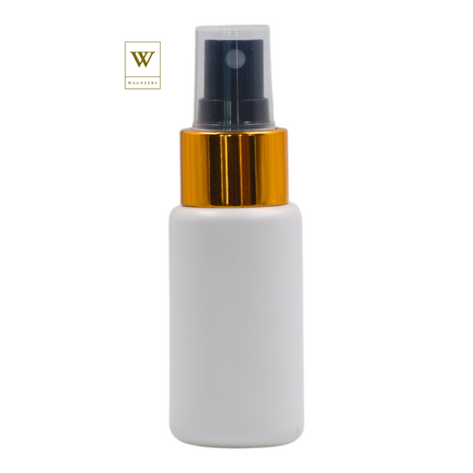 White Packaging Bottle/Black & Gold Mist Spray [100pc]