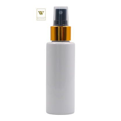 White Packaging Bottle/Black & Gold Mist Spray [100pc]