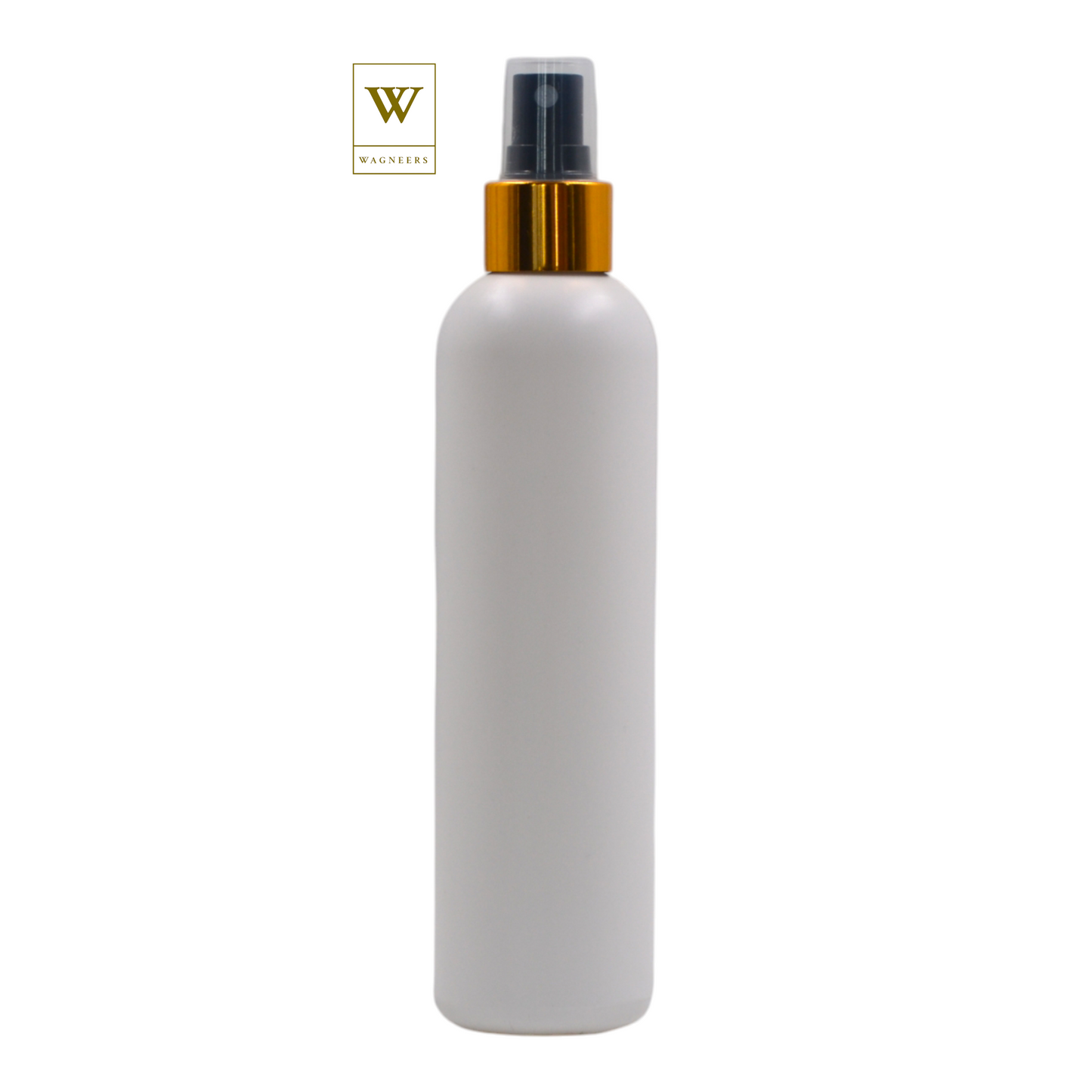 White Packaging Bottle/Black & Gold Mist Spray [100pc]