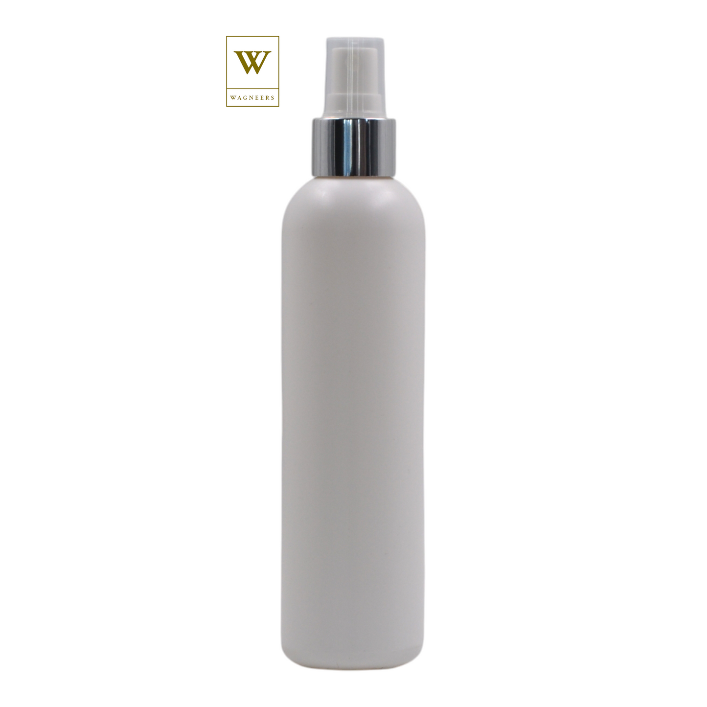 White Packaging Bottle/White & Chrome Mist Spray [100pc]