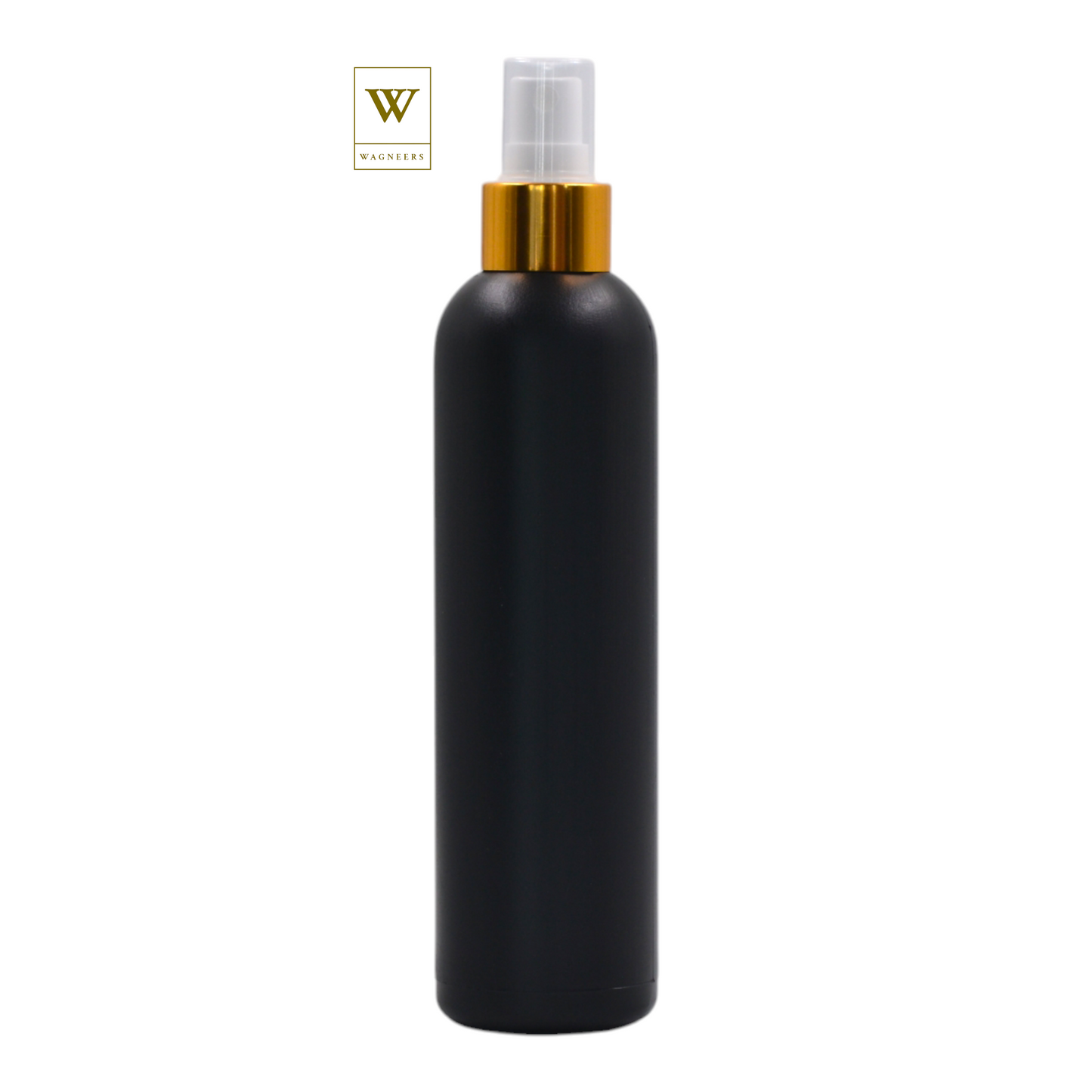 Black Packaging Bottle/White & Gold Mist Spray [100pc]