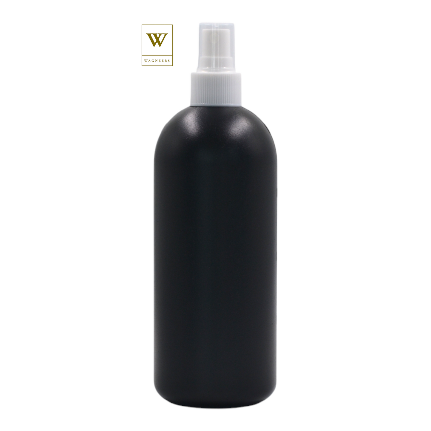 Black Packaging Bottle/White Mist Spray [100pc]