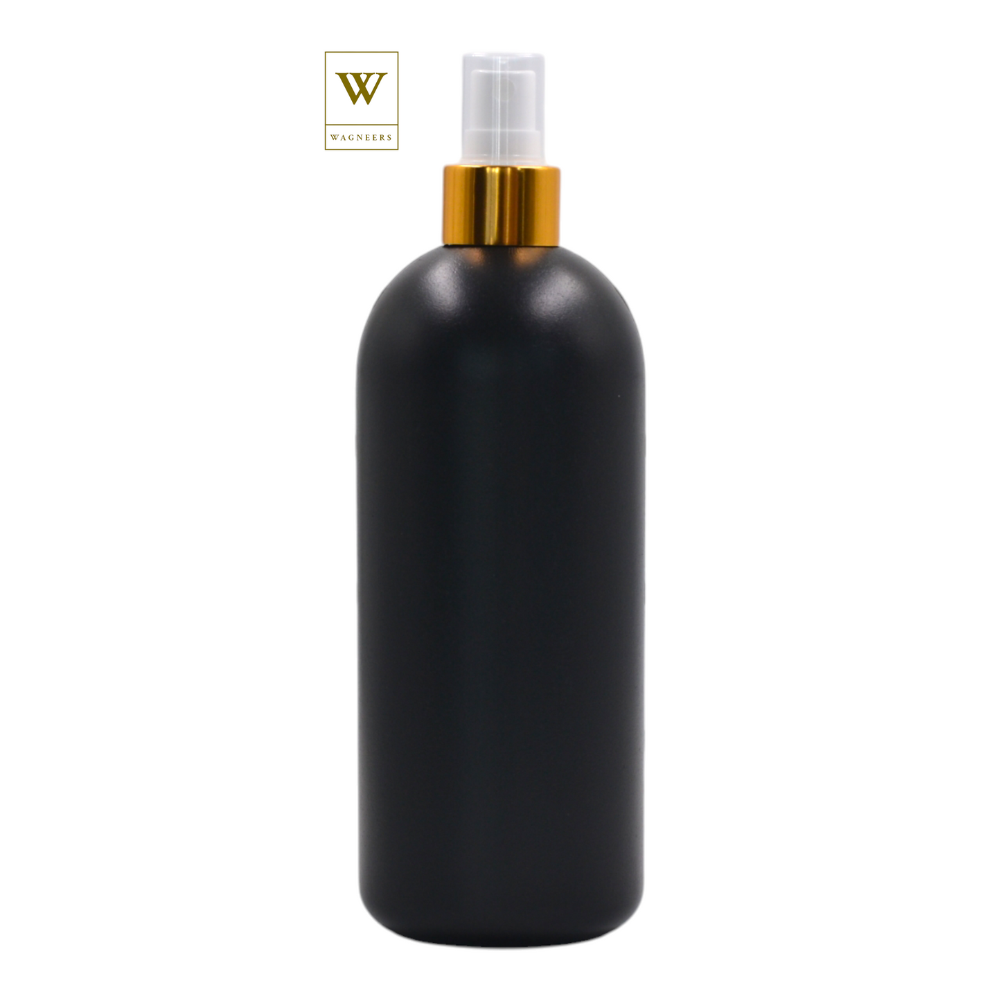 Black Packaging Bottle/White & Gold Mist Spray [100pc]