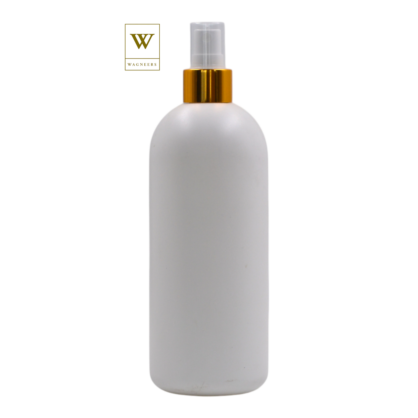 White Packaging Bottle/White & Gold Mist Spray [100pc]