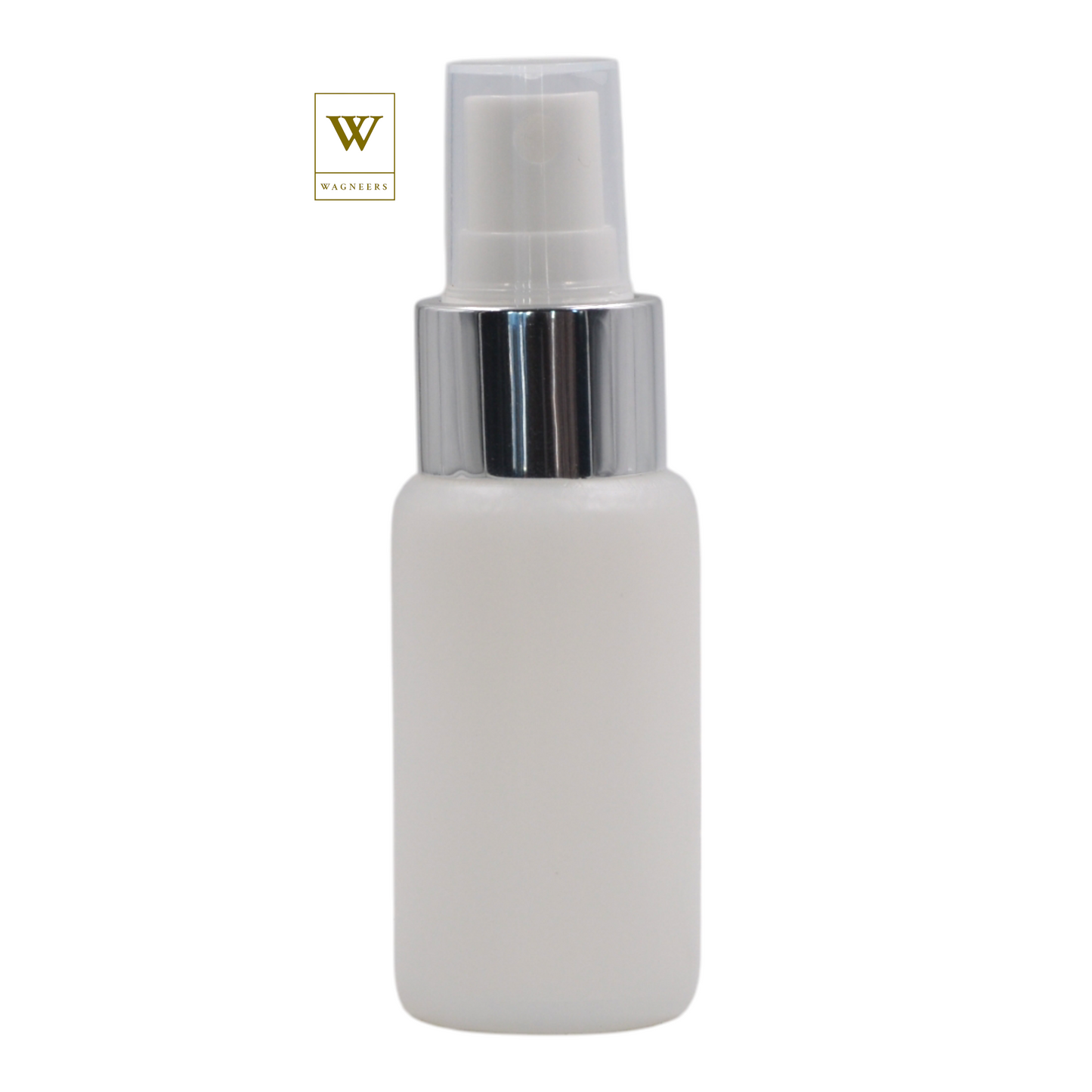 Natural Packaging Bottle/White & Chrome Mist Spray [100pc]