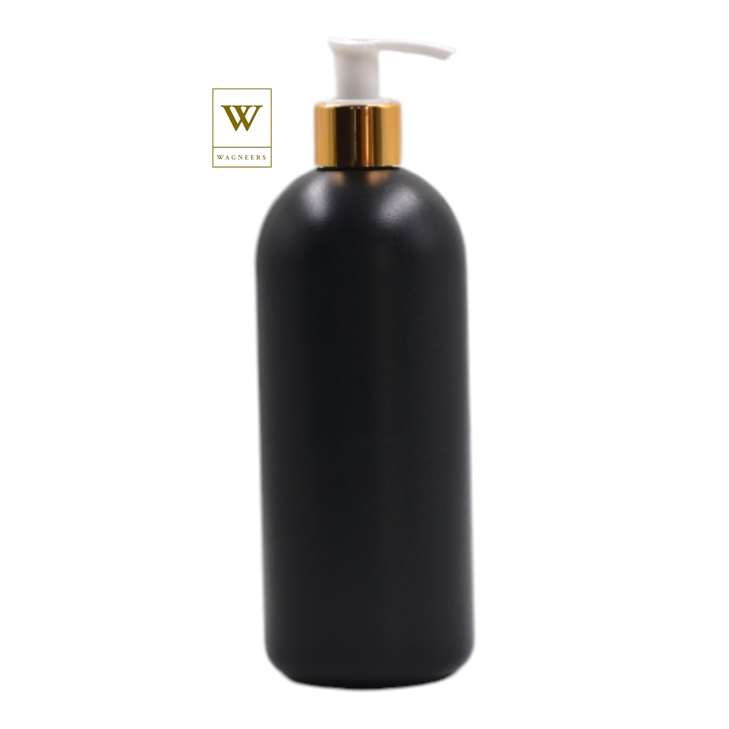 Black Packaging Bottle/White & Gold Lotion Pump[100pc]
