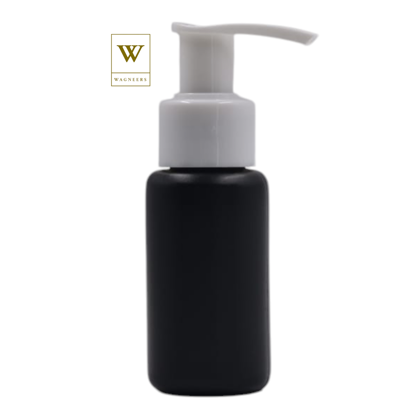 Black Packaging Bottle/White Lotion Pump[100pc]