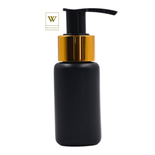 Black Packaging Bottle/Black & Gold Lotion Pump[100pc]