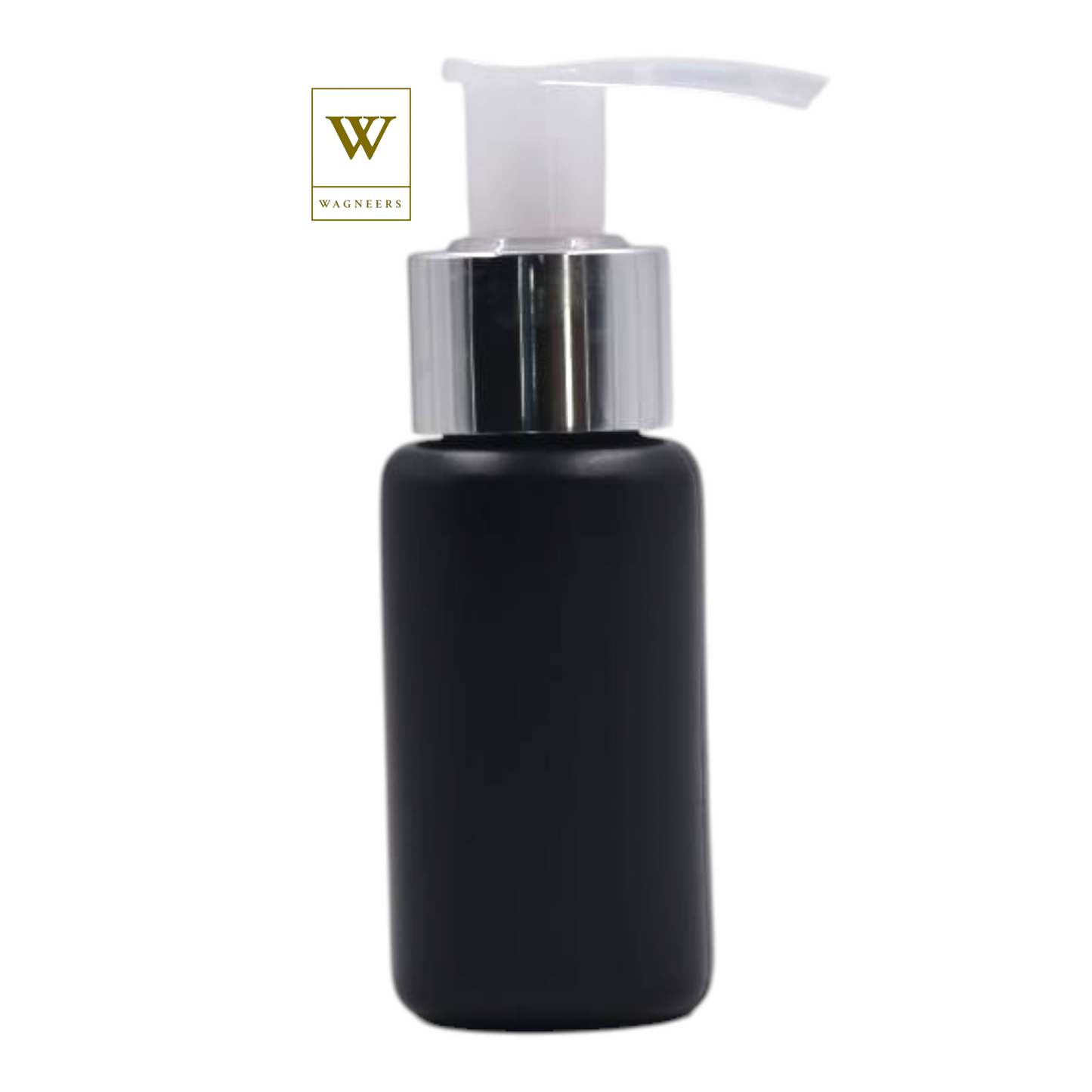 Black Packaging Bottle/Natural & Chrome Lotion Pump[100pc]