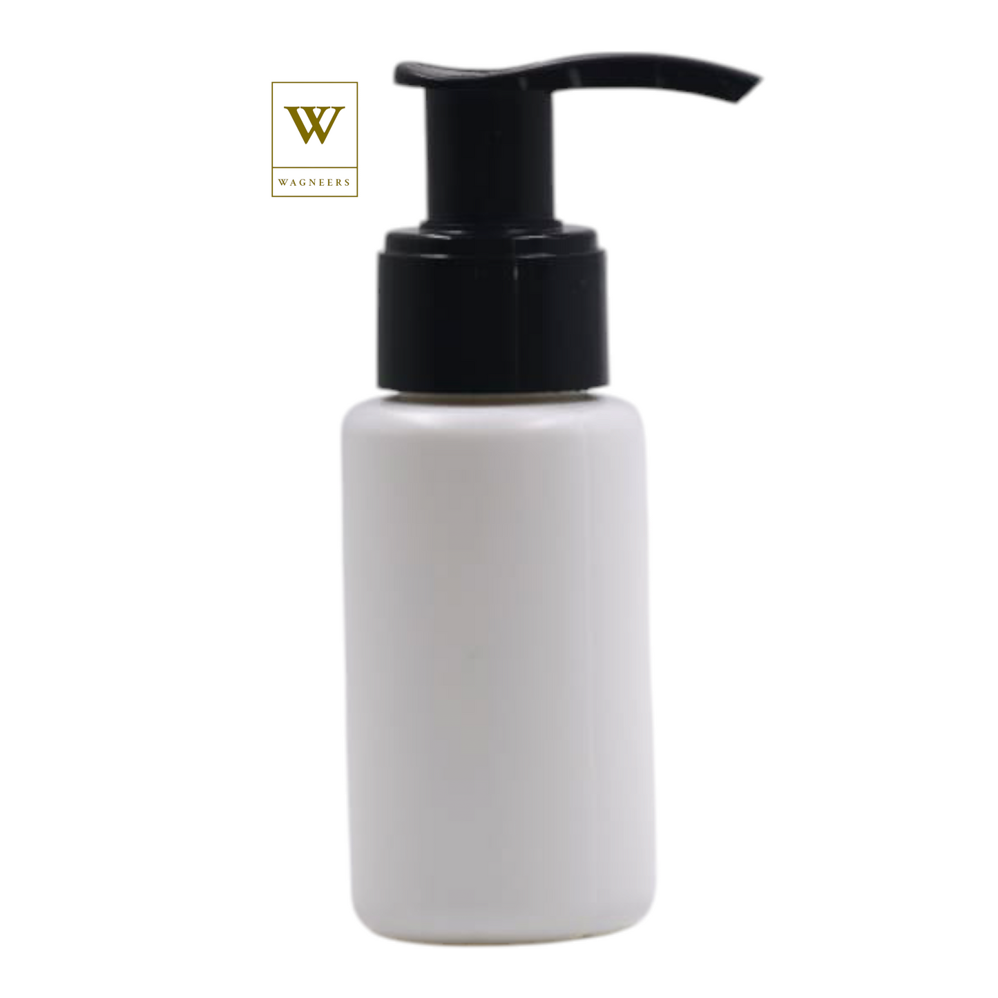White Packaging Bottle/Black Lotion Pump[100pc]