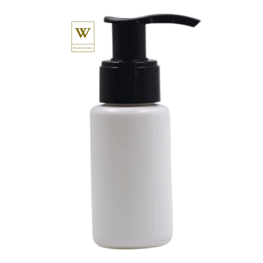 White Packaging Bottle/Black Lotion Pump[100pc]