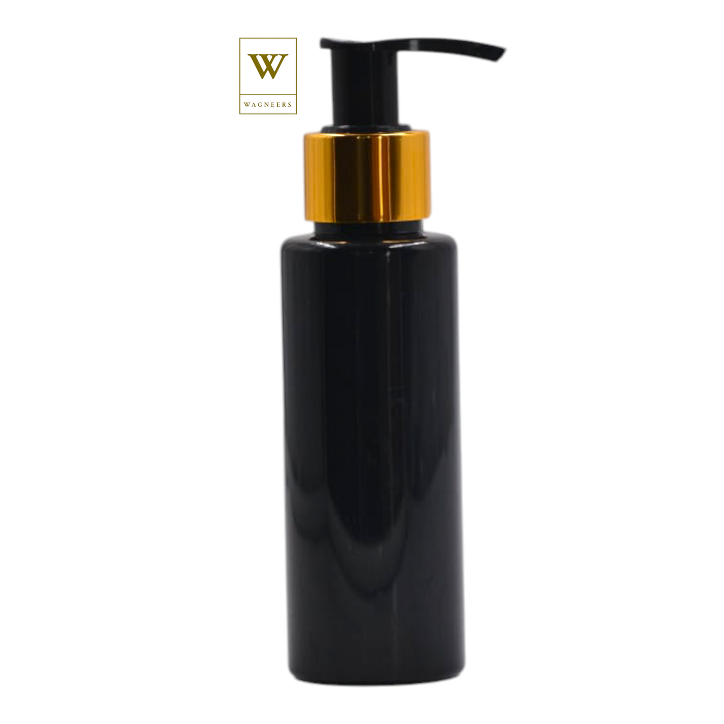 Black Packaging Bottle/Black & Gold Lotion Pump[100pc]