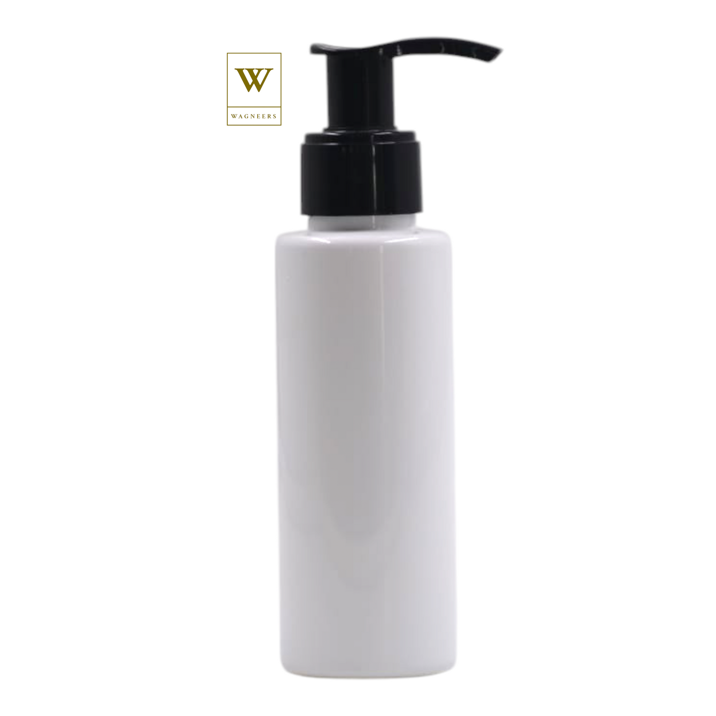 White Packaging Bottle/Black Lotion Pump[100pc]