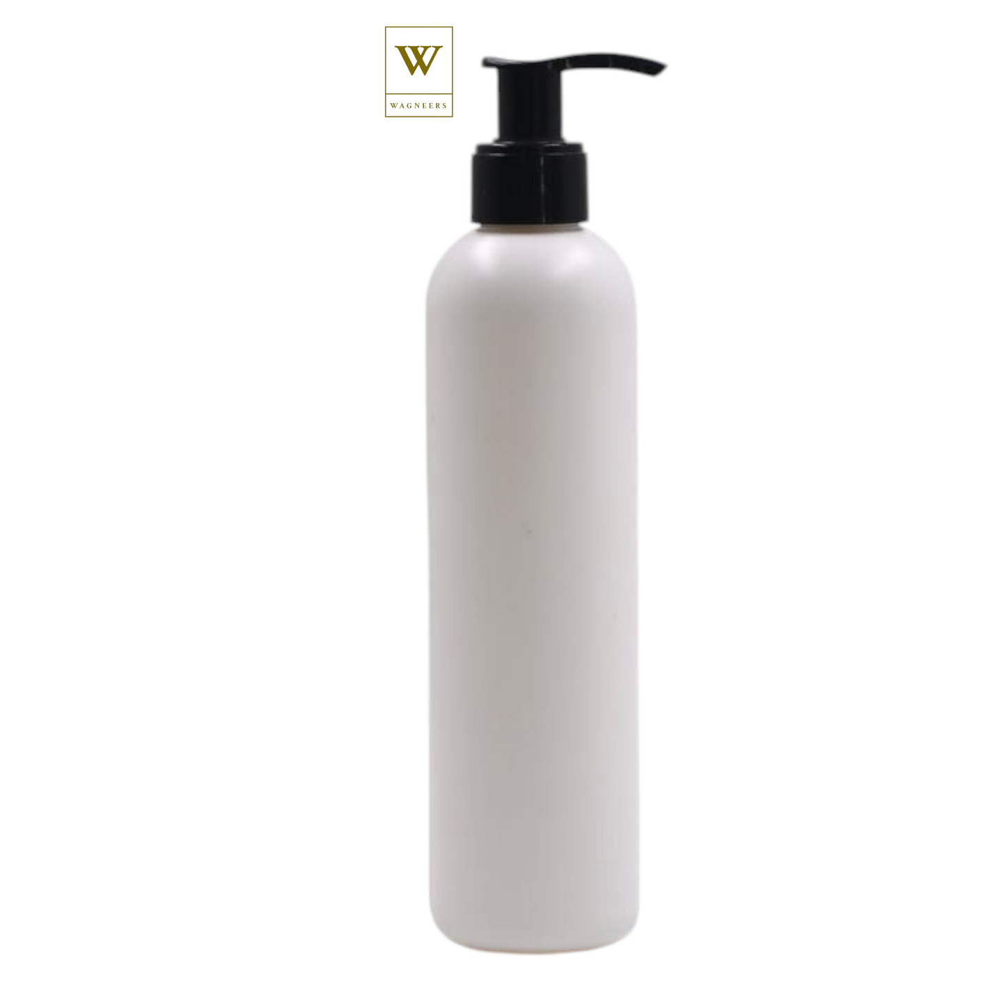 White Packaging Bottle/Black Lotion Pump[100pc]