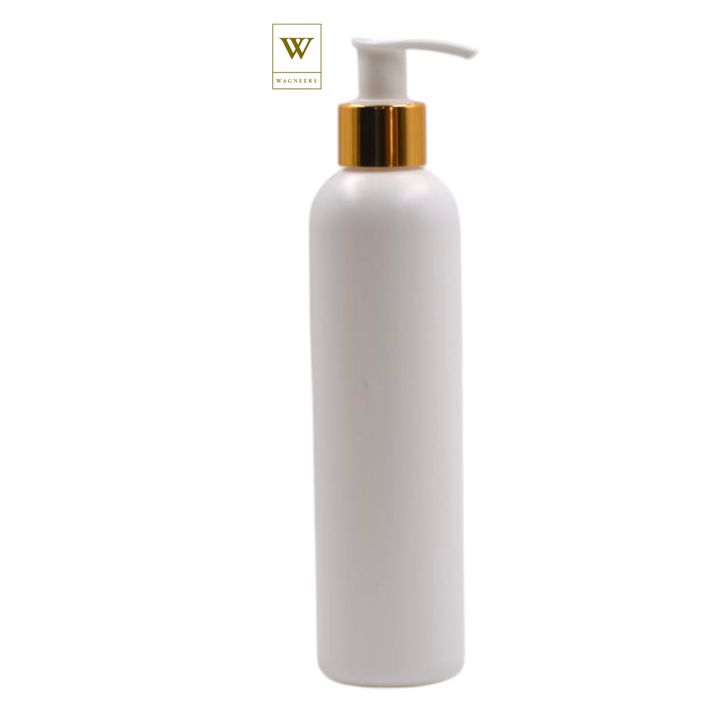 White Packaging Bottle/White & Gold Lotion Pump[100pc]