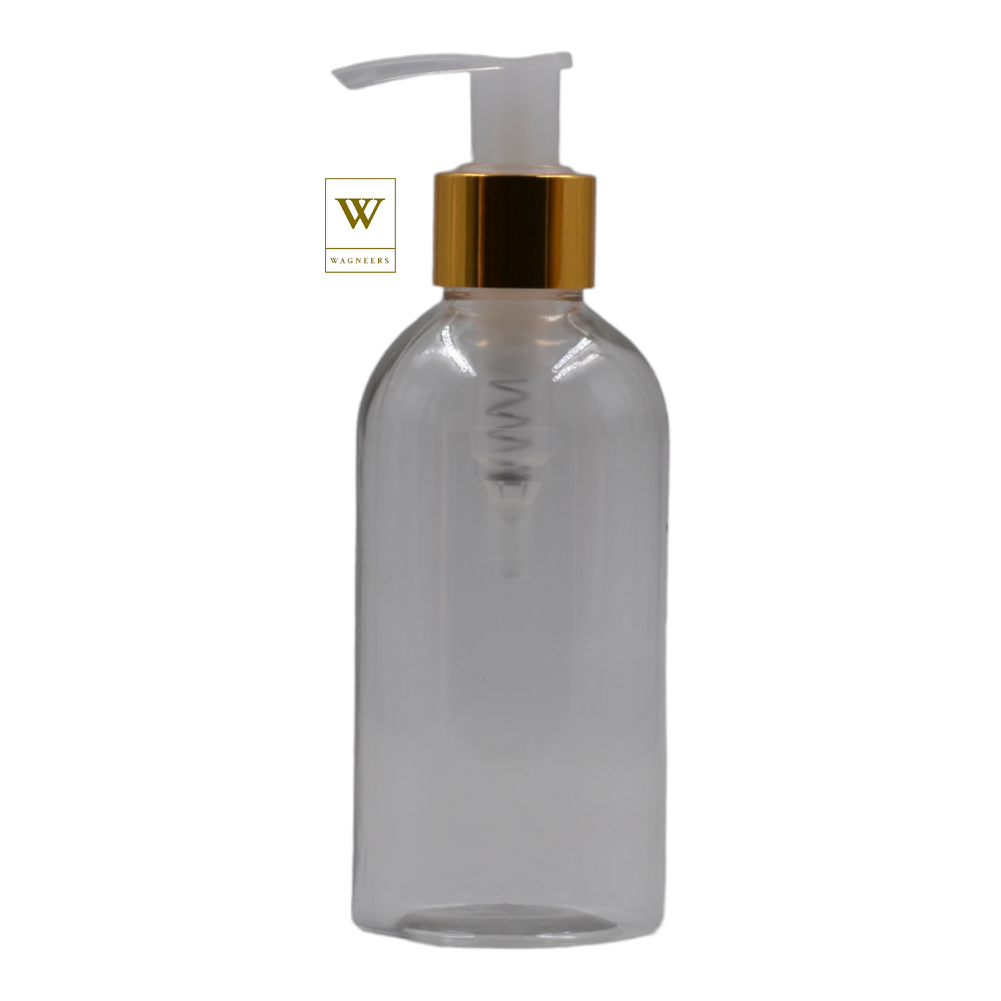 Clear Packaging Bottle/Natural & Gold Lotion Pump[100pc]