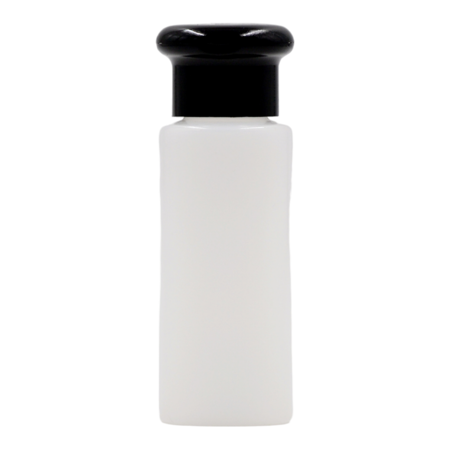 50ml Frosted Natural bottle/Black Mushroom Cap