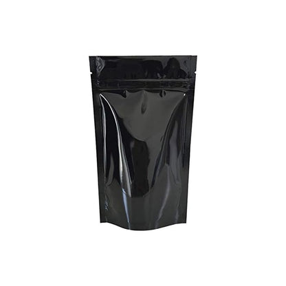 Premium Black stand up resealable bags