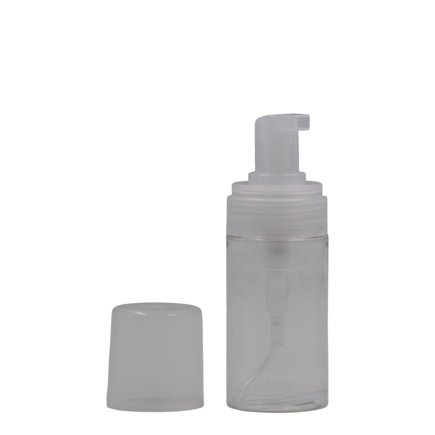 100ml clear hdpe bottle/natural 43/410mm foam pump