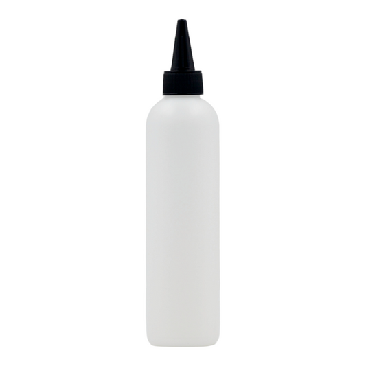 250ml Natural Packaging Bottle/Black Kas Spout