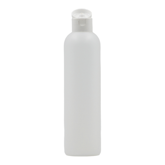 250ml Natural Packaging Bottle/White Flip Cap
