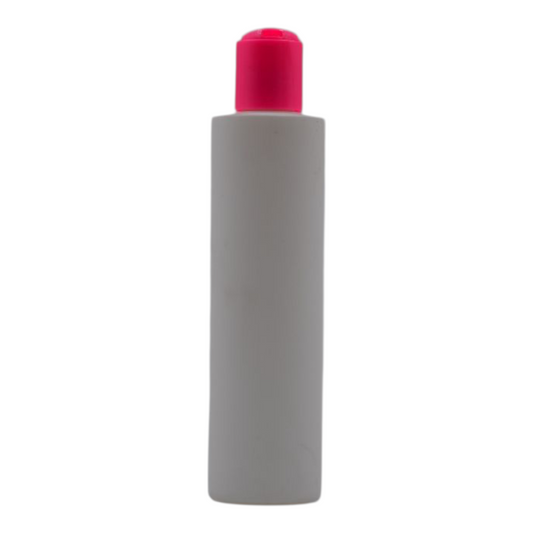 200ml White F/S Packaging Bottle/Pink Disc Top[100 Pcs]