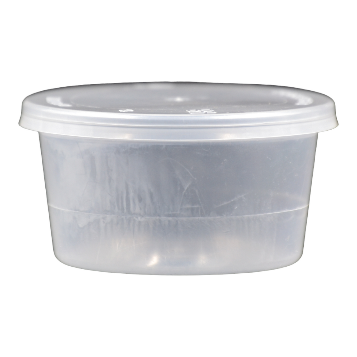 70ml PET natural packaging tub-natural clear press on cap