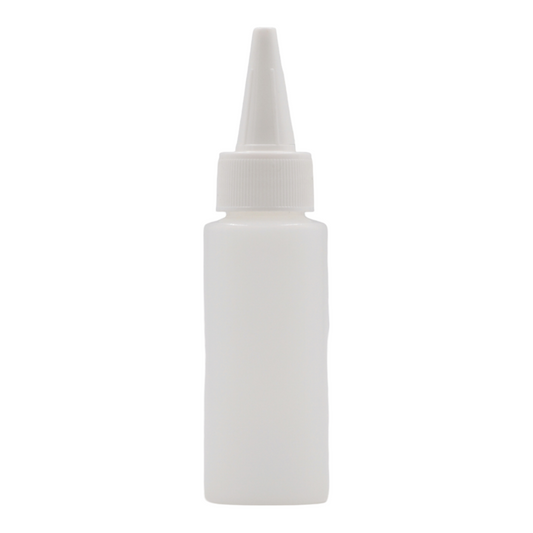 50ml Frosted Natural bottle/White Kas Spout