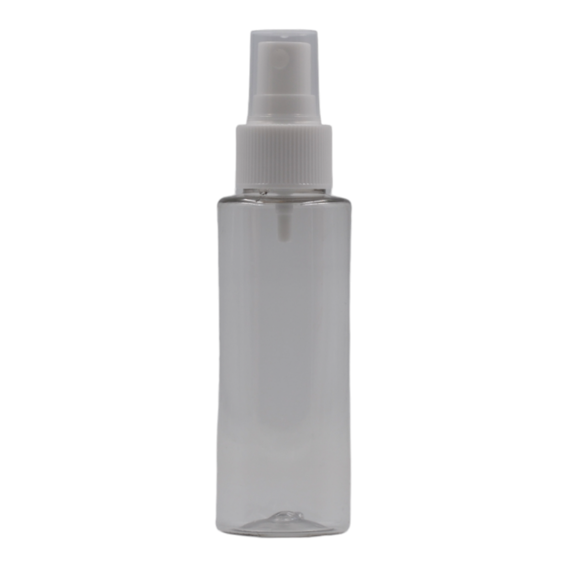 100ml clear plastic packaging bottle /white mist spray 